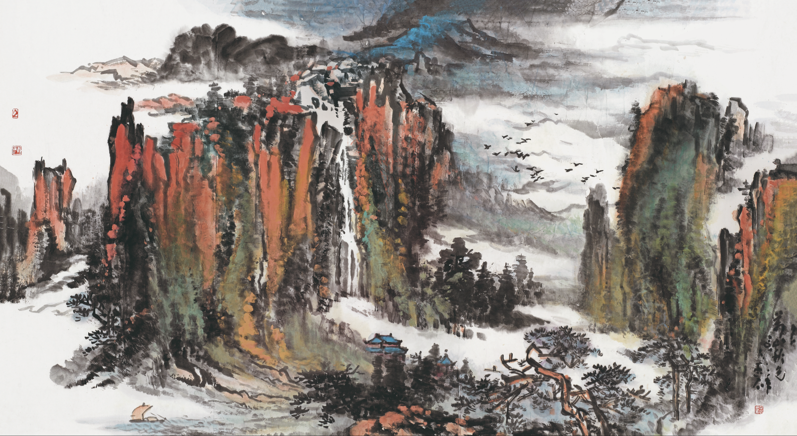 万山秋色
