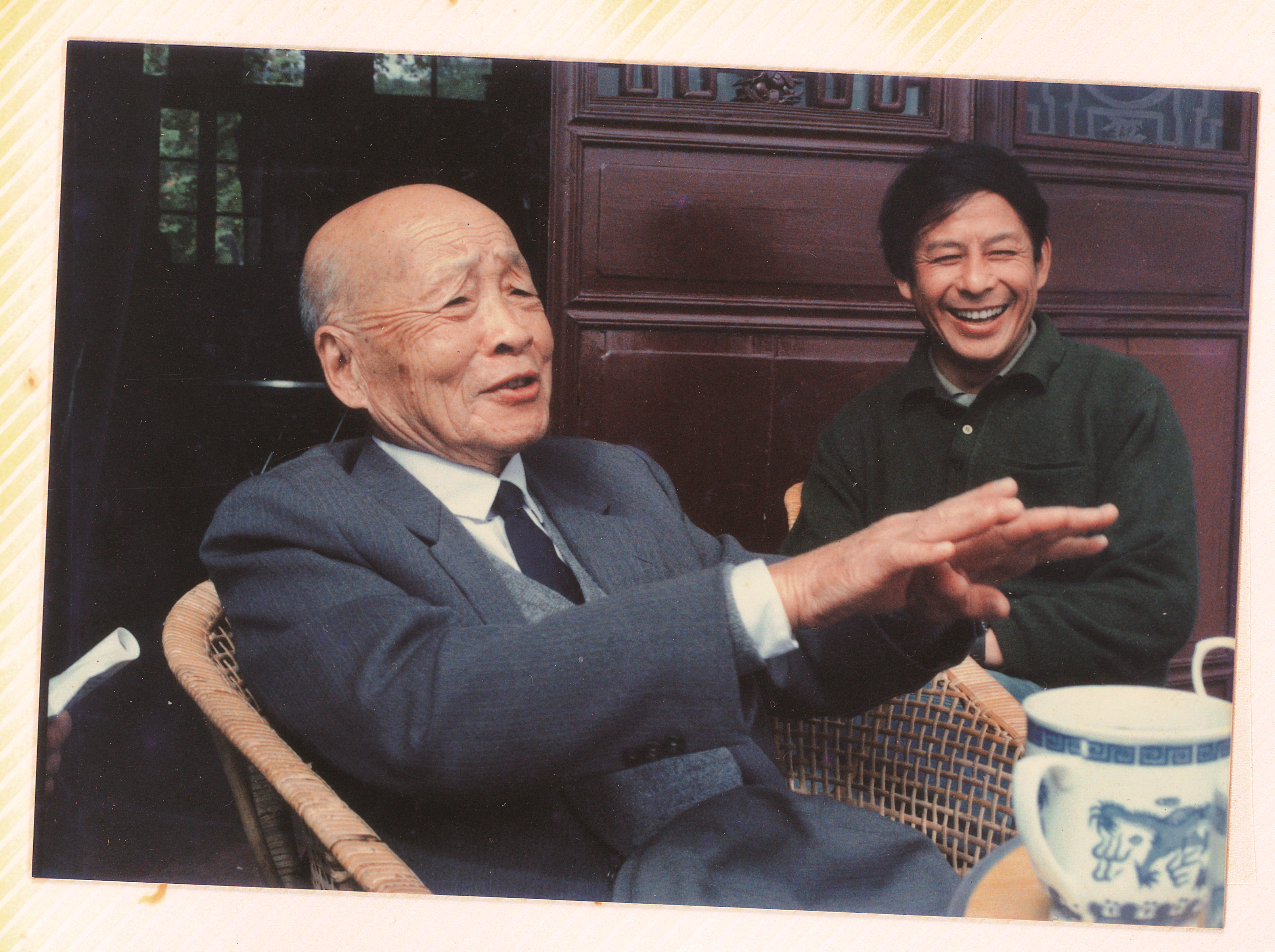 陆秀竞与著名科学家苏步青先生