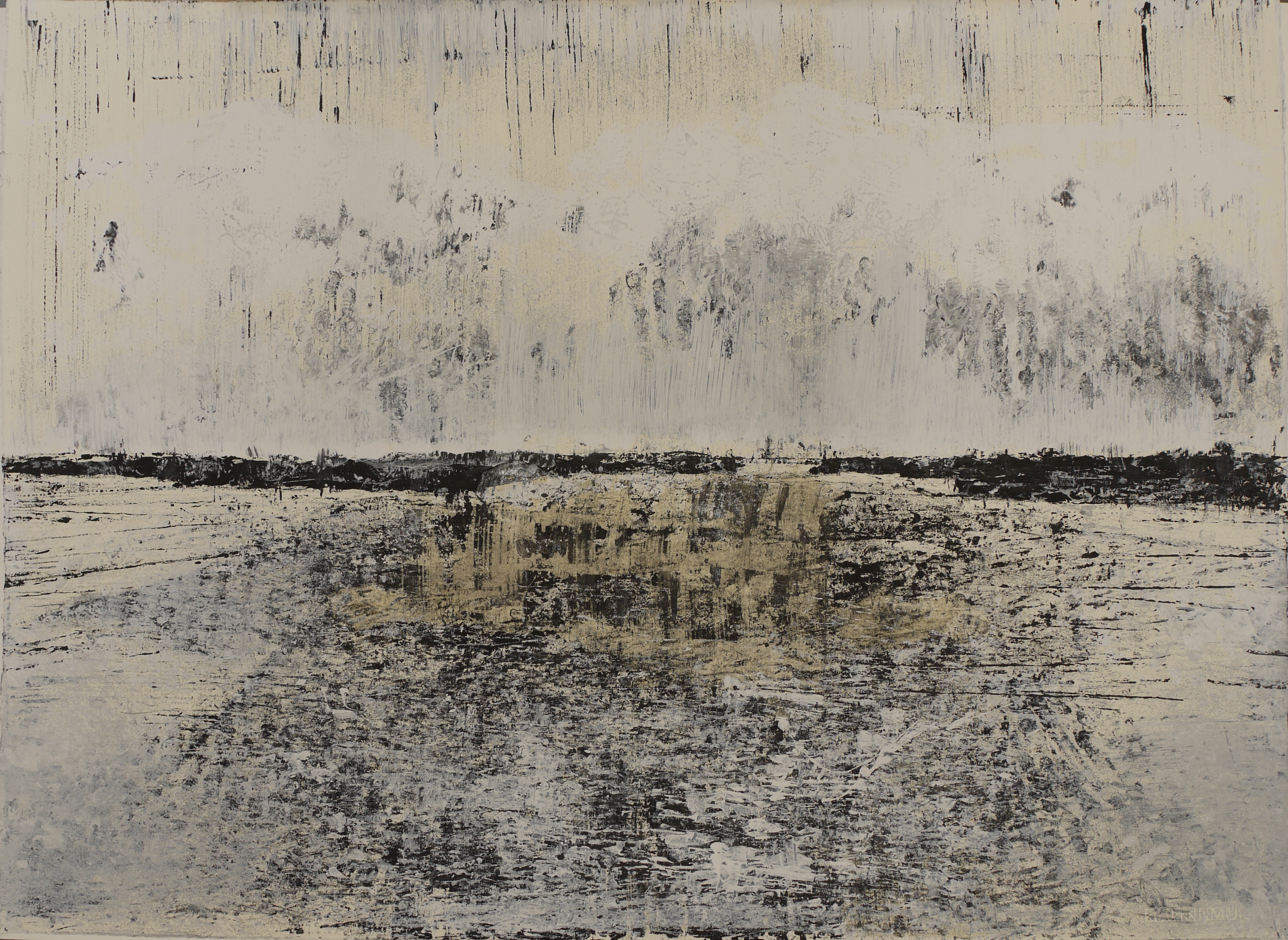La plaine traversée, hiver, présence（穿越平原——冬日的在场 
）